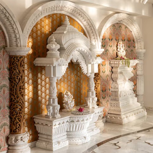 Temple interiors and heritage architecture